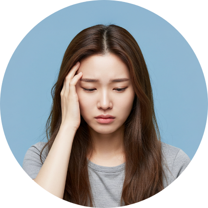 피로함을 느끼는 여성